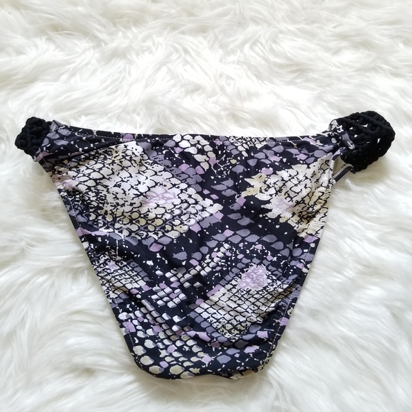 Anika Snake Print Swim Bottom Medium - Picture 2 of 6